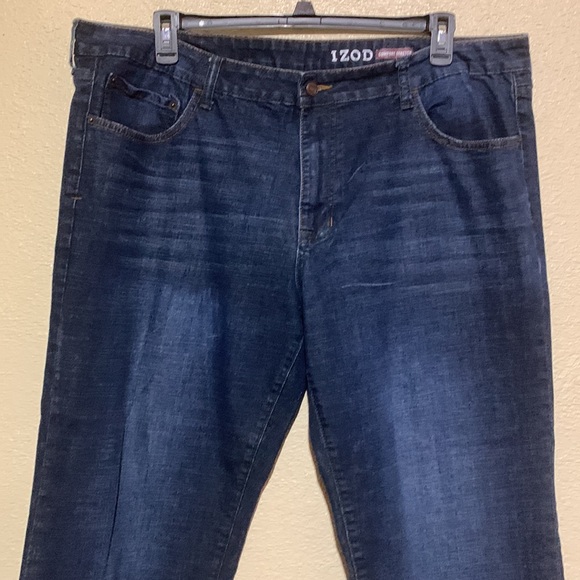 Izod Jeans Izod Mens Denim Jeans Comfort Stretch Straight Fit 4229